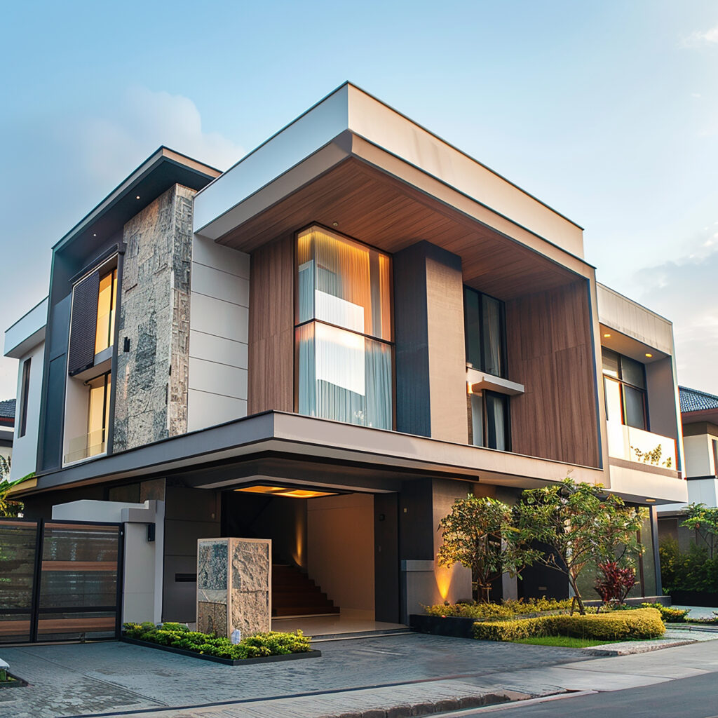 middle class contemporary beautiful modern house (1)